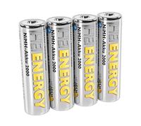 Heitech Mignon - Kit de 4 Pilas Recargables (NiMh, AA)