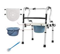 Heithg - Andador plegable con ruedas, ajustable, estándar, para personas mayores, ligero, compacto, para personas mayores, rehabilitación (sin ruedas), estrella de luz