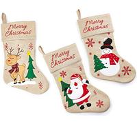 HEITMANN DECO - Botas, diseño de Papá Noel, 3 Unidades