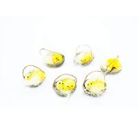 HEITMANN DECO Pollito Decorativo, Amarillo, Beige, 1,65 x 1 x 0,5 cm