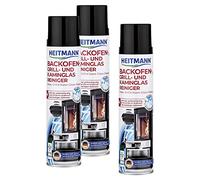 HEITMANN Limpiador para hornos, barbacoas y chimeneas: espuma activa para suciedad persistente, limpiador de chimeneas, limpiador de hornos y hornos, buena adherencia, 3 unidades