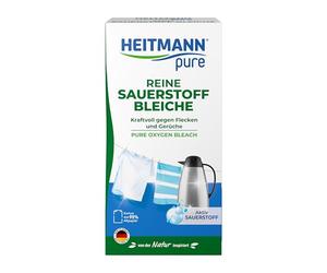 HEITMANN pure Lejía de oxígeno puro: blanqueador ecológico, alto poder de lavado contra manchas y suciedad, 1 x 350 g, 1008268