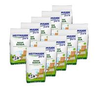 HEITMANN pure Sosa pura: limpiador multiusos ecológico para el hogar, adición al detergente y productos de limpieza, 10 x 500 g