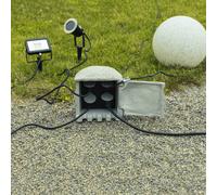 Heitronic Distribuidor de energía Piedra, mando a distancia