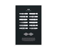 Heiwu AM by Arctic Monkeys - Póster artístico en lienzo y arte de pared, impresión moderna para decoración de dormitorio familiar, 40 x 60 cm