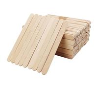 HEIYUET 1000 espátulas de madera para manualidades, 114 x 10 x 2 mm, palitos de hielo de madera para hornear, palitos de hielo, palitos de madera, palitos de hielo, para crecer, manualidades
