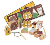 HEJ LØNNE! Juego para Enhebrar a Partir de 2 Años - Juguete Montessori para Motricidad de Precisión y Fomento de Creatividad y Coordinación - a Partir de 2 Años - para Motricidad