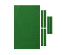 HEJIGOOD Mantel de billar de mezcla de lana y nailon para mesas con tiras de fieltro (verde, 9 pies (50 pulgadas de ancho)