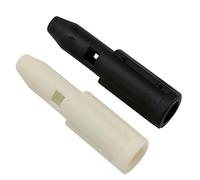 HEJIGOOD Paquete de 2 fundas adaptadoras de perilla de palanca de cambios de 6,8 x 1,1 cm, funda de fijación de repuesto para transmisión manual para Peugeot 106 206 307 308 para Citroen C1 C2 C3 C4
