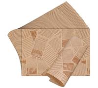 Hejo Papel Antigrasa, 100 Piezas Encerado para Alimentos, Estilo Retro de Periódico Antiguo, para Envolver Hamburguesa Sándwich Papas Fritas Pizza Carne, 33x23cm