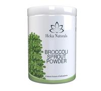 Heka Naturals Brote de brócoli en polvo, superalimento 100% puro de semillas germinadas, rico en sulforafano, vegano, sin OMG y libre de aditivos, 1000 g