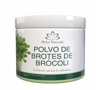 Heka Naturals Polvo de Brotes de Brócoli Orgánico - Superalimento 100% Puro de Semillas Germinadas - Rico en Sulforafano, Vegano, Sin OGM ni Aditivos - 150g