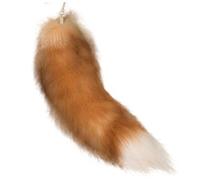 HEKARBAMILL Faux Therian Tail, Llavero de Cola de de 15-15.8 Pulgadas, Cola Peluda esponjosa de Moda, Hermosa Cola de Piel sintética Cosplay Type 5 Suministros de Juegos