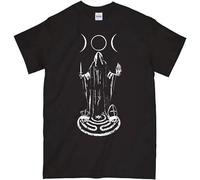 Hekate Witchcraft Witch Triple Goddess Mens T-Shirt Unisex tee Black S
