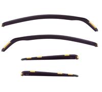 HEKO-24257 (4 Pieza) anteriore posteriore Deflector de Aire por Nissan Qashqai 2007 on 5-Porta Hatchback