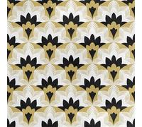 HEKO PANELS RDX1206 - Tela de terciopelo por metros, tela decorativa estampada, tela de tapicería, terciopelo, poliéster, para coser, impermeable, estampado asiático real, 140 x 100 cm