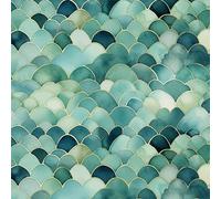 HEKO PANELS Tela Oxford impermeable por metros, tela de lona de poliéster, tela de costura, tela decorativa, manualidades, impermeable, opaca, patrón de caspa, acuarela, 1 metro, 155 x 100 cm, DX2439