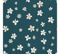 HEKO PANELS Tela Oxford impermeable por metros, tela de poliéster para coser, tela decorativa, impermeable, opaca, flores, 1 metro, 155 x 100 cm