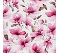 HEKO PANELS Tela Oxford impermeable por metros, tela de poliéster para coser, tela decorativa, impermeable, opaca, flores, 3 metros, 155 x 300 cm