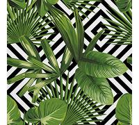 HEKO PANELS Tela Para Tapizar Impermeable Por Metro Telas Tintada Para Sofas Gruesa Resistente Al Desgaste Antimanchas Sillas Loneta Estampada Trópico Tropical 1 Metro 155 x 100 cm