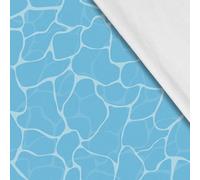 HEKO PANELS Tela softshell por metros, tela impermeable con forro polar, para coser, resistente al viento, para chaqueta, senderismo, deporte, mono agua, azul, 2 metros, 145 x 200 cm