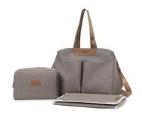 HEKOBAG Bolso Cambiador para Bebés,Bolso Universal para Cochecitos en Oxford,Bandolera Ajustable para Viajes/Compras Gran Espacio para Todos los Accesorios para Bebés