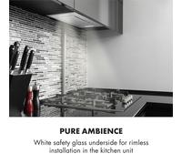 Hektor Campana extractora encastrable 52 cm Extracción de 530 m³/h LED Táctil Cristal Klarstein