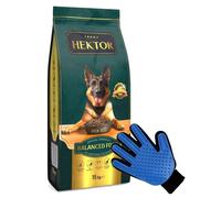 HEKTOR EQUILIBRADO Adulto 15kg + ¡Guante de peinado GRATIS!