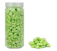 HEKU 30336-16: Piedras Decorativas Color Verde Claro, 750 g, en Bote resellable