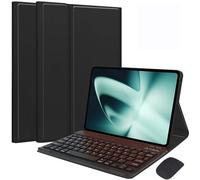 HEKUEUN Funda con Teclado para OnePlus Pad 11,61 Pulgadas 2023, Teclado Inalámbrico Bluetooth Magnético Desmontable En Español Ñ con Mouse, Funda Tipo Folio Multiángulo Ultrafina