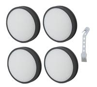 HEKUTU Filtro de vacío mejorado para barra inalámbrica Ryobi de 18 V, paquete de 4 compatible con modelos O-NE+ HP