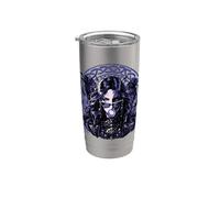 Hel Bubblegum Mitología nórdica Diosa Gothic Baddie Vaso térmico de acero inoxidable de doble pared