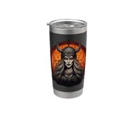 Hel Diosa Gobernante del Inframundo en la mitología nórdica Vaso térmico de acero inoxidable de doble pared