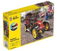 Heller 35705 - 1:24 Estárter Conjunto Renault Taxi Tipo Ag - Nuevo