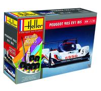 (HEL56718) - Heller 1:24 Gift Set - Peugeot 905 EV 1 BIS