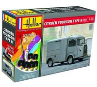 (HEL56768) - Heller 1:24 Gift Set - Citroen Fourgon HY