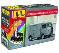 (HEL56768) - Heller 1:24 Gift Set - Citroen Fourgon HY
