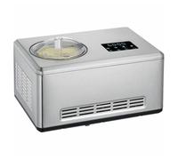 SEVERIN Heladera 2 en 1, heladera con compresor para hacer helado, sorbetes y yogures caseros, máquina para hacer helados con 1 recipientes y recetario, acero inoxidable, EZ 7405