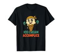 Helado cómplice amante Foodie Treat divertido lindo a juego Camiseta
