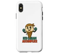 Helado cómplice amante Foodie Treat divertido lindo a juego Carcasa para iPhone X/XS