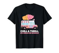 Helado de camión Chill & Thrill Helado sobre Ruedas! Camiseta gráfica económica
