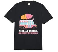 Helado de camión Chill & Thrill Helado sobre Ruedas! Comfort Colors Adult Heavyweight T-Shirt