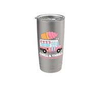 Helado de camión Chill & Thrill Helado sobre ruedas! Vaso térmico de acero inoxidable de doble pared
