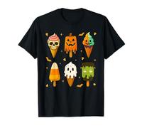 Helado de Halloween Postres espeluznantes Vibes Conos espeluznantes Candy Camiseta