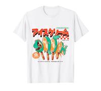 Helado de Pescado japonés Kawaii Street Food Design Camiseta