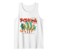 Helado de Pescado japonés Kawaii Street Food Design Camiseta sin Mangas