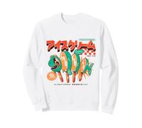 Helado de Pescado japonés Kawaii Street Food Design Sudadera