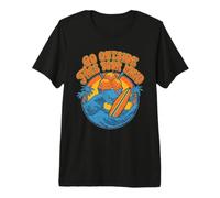 Helado de Surf Retro Camiseta Premium