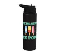 Helado I Ask ME About Ice Pops I Suave Helado De Verano Stainless Steel Insulated Water Bottle