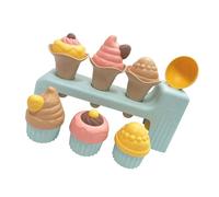 Helado Lavable Accesorios Juego Feating Safe Educational Sand Play Juguete para Preescolar Paja Trigo Sandpit Toy